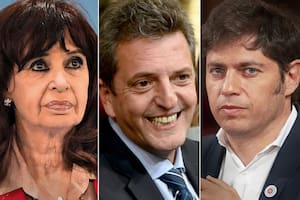 Cristina Kirchner, Sergio Massa y Axel Kicillof, los tres más identificados como opositores a Milei, detrás de "ninguno"