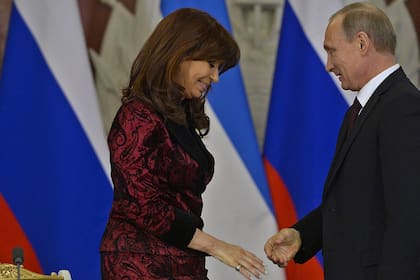 Cristina Kirchner y Vladimir Putin