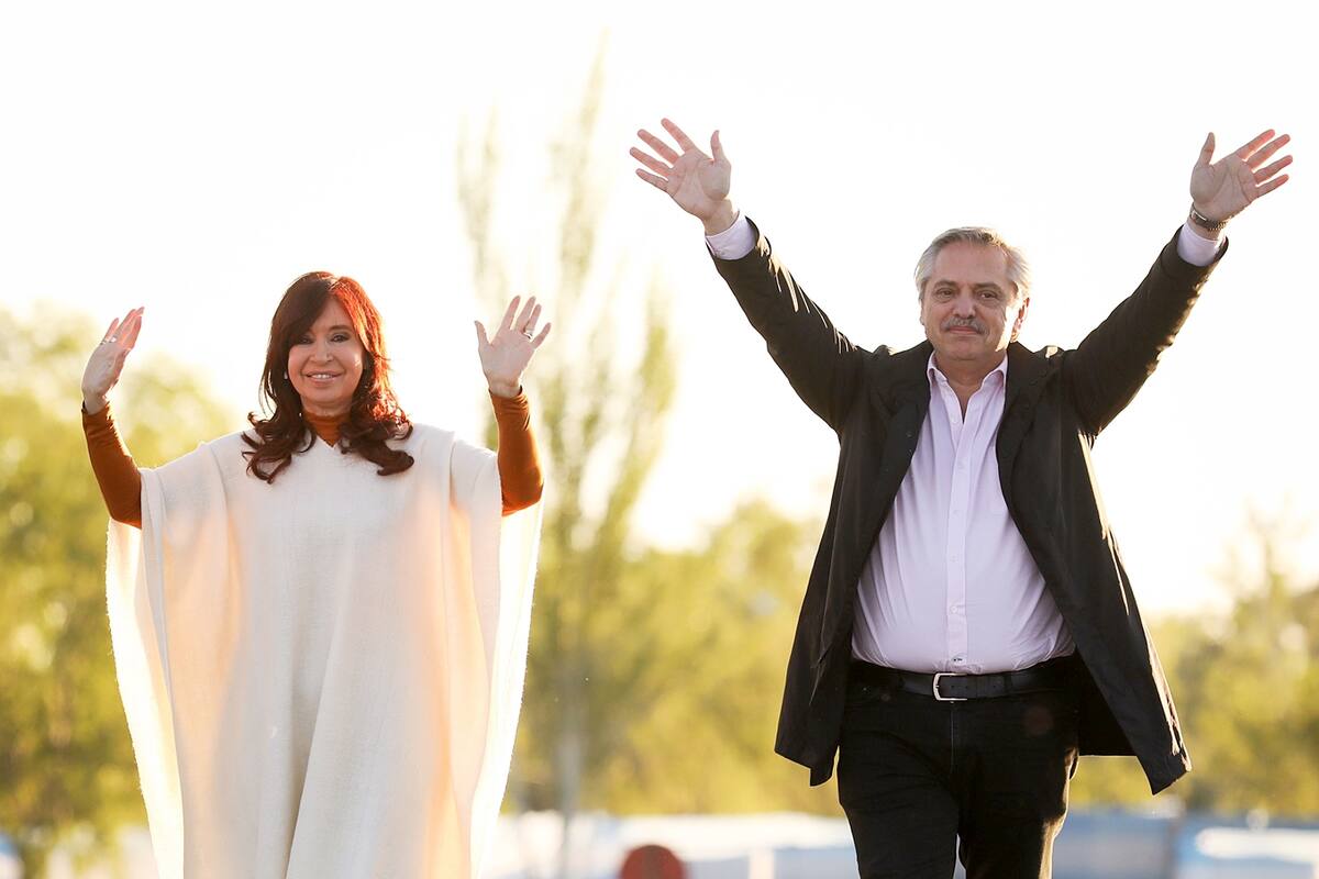 Cristina Kirchner y Alberto Fernández