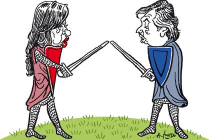 Cristina Kirchner y Alberto Fernández