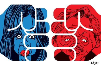 Cristina Kirchner y Alberto Fernández