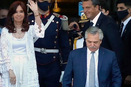 Cristina Kirchner y Alberto Fernández, el 1 de marzo