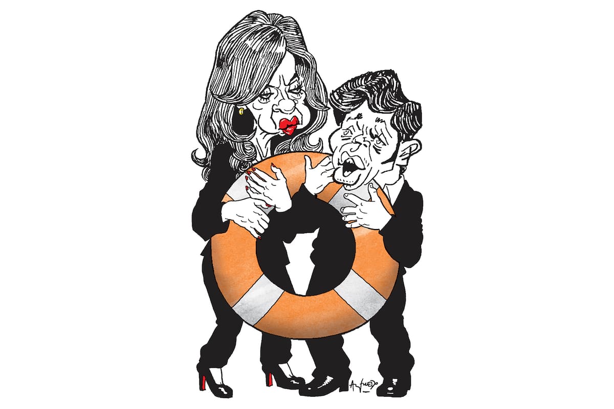 Cristina Kirchner y Axel Kicillof