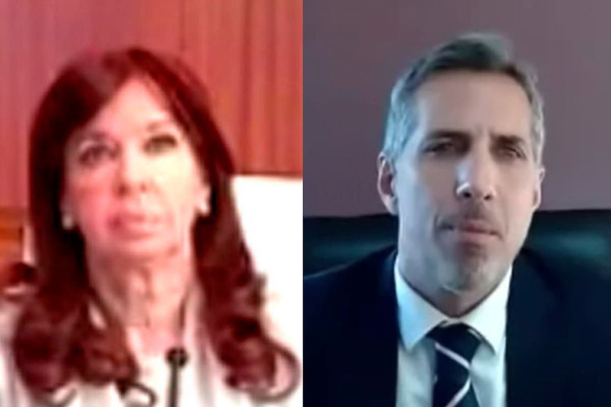 Cristina Kirchner y el fiscal Diego Luciani