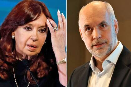 Cristina Kirchner y Horacio Rodríguez Larreta
