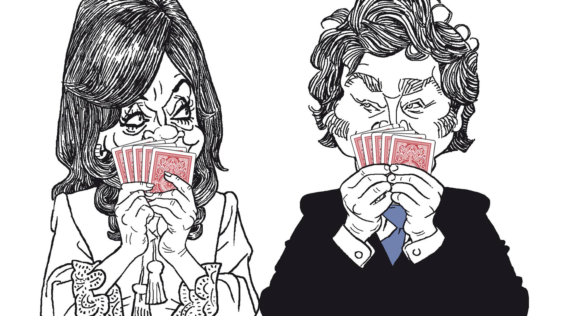 Cristina Kirchner y Javier Milei