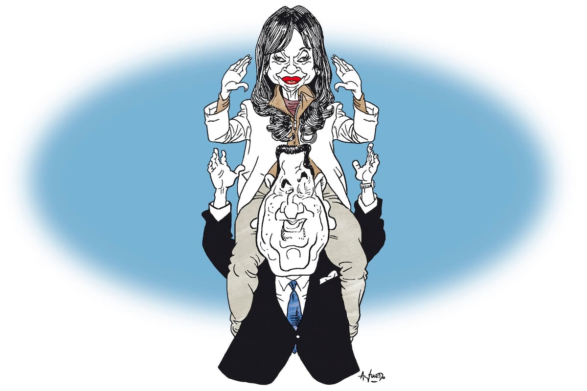 Cristina Kirchner y Juan Domingo Perón