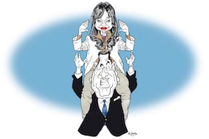 Cristina Kirchner y Juan Domingo Perón