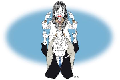 Cristina Kirchner y Juan Domingo Perón