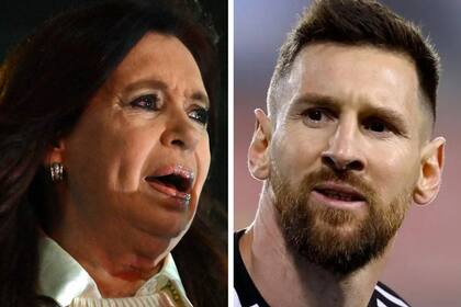 Cristina Kirchner y Lionel Messi