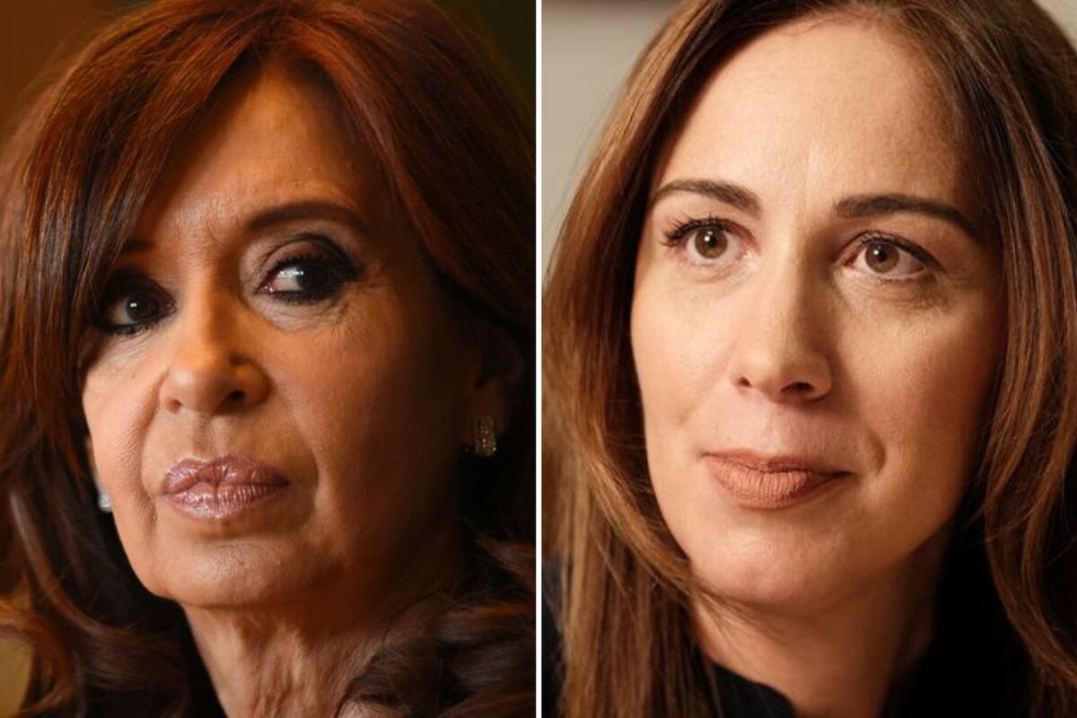 Cristina Kirchner y María Eugenia Vidal