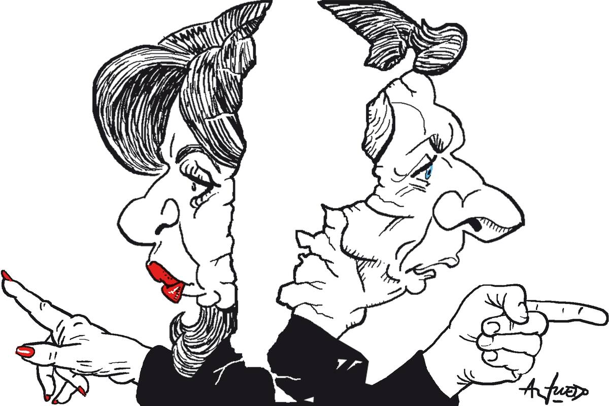 Cristina Kirchner y Mauricio Macri