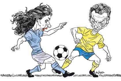 Cristina Kirchner y Mauricio Macri