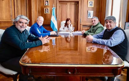 Cristina Kirchner y Pablo Moyano