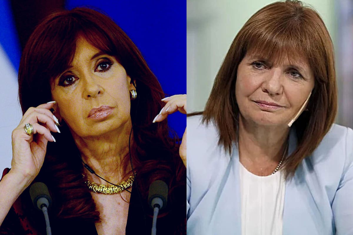 Cristina Kirchner y Patricia Bullrich
