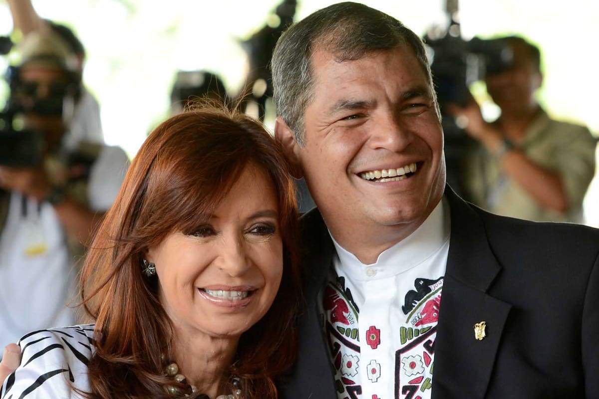 Cristina Kirchner y Rafael Correa