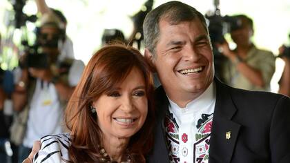 Cristina Kirchner y Rafael Correa