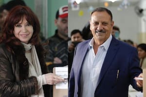 Cristina Kirchner y Ricardo Quintela, candidatos en pugna por la presidencia del PJ