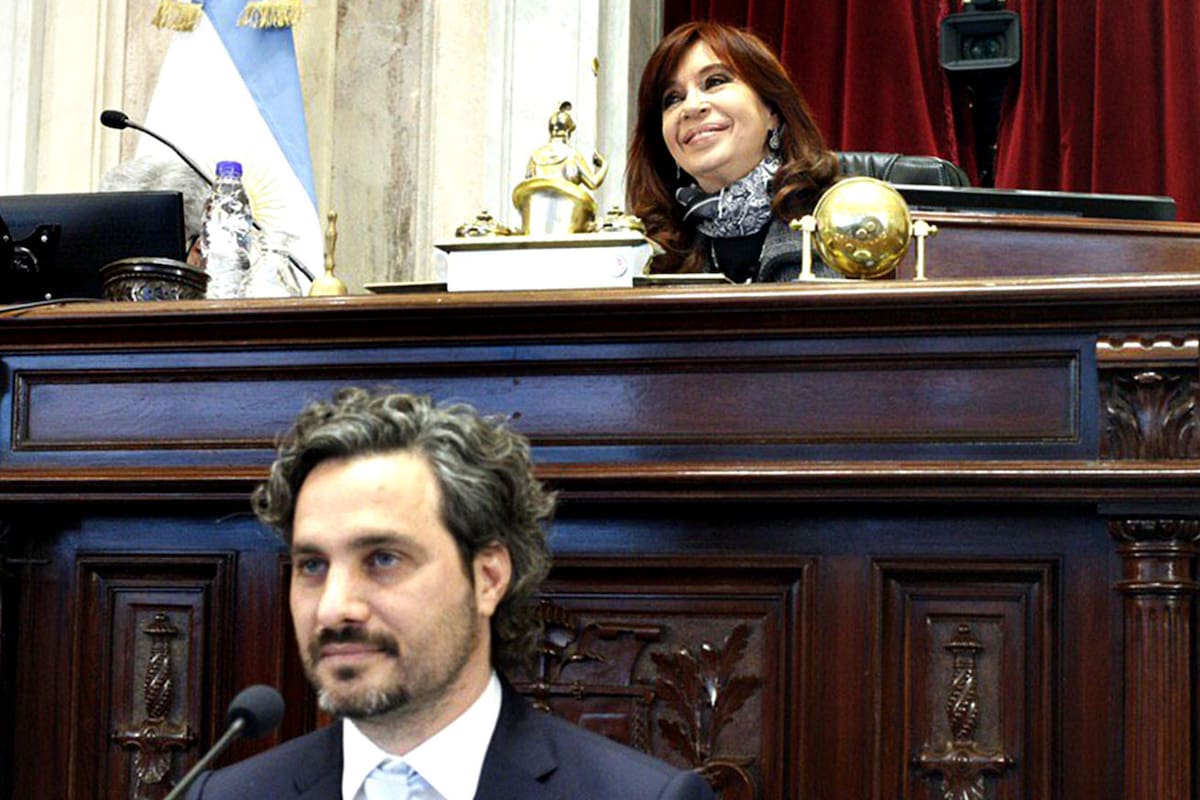 Cristina Kirchner y Santiago Cafiero