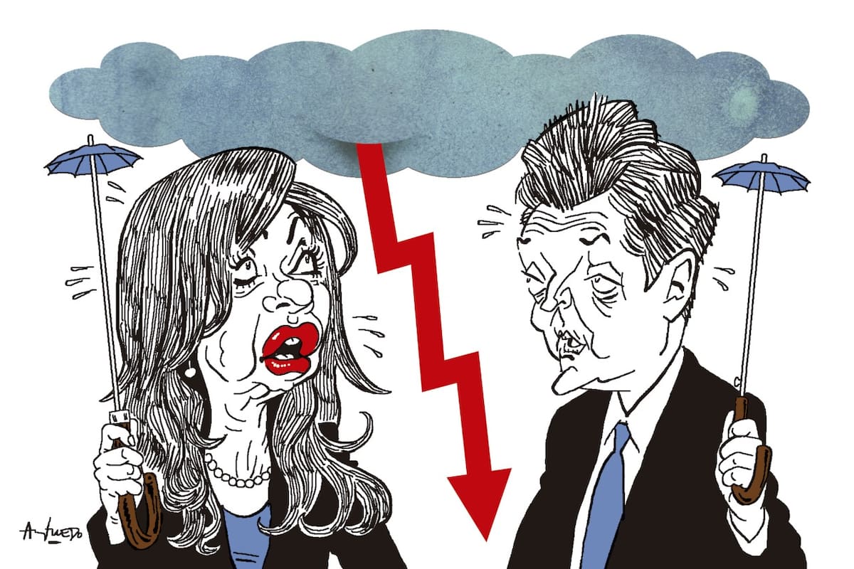 Cristina Kirchner y Sergio Massa