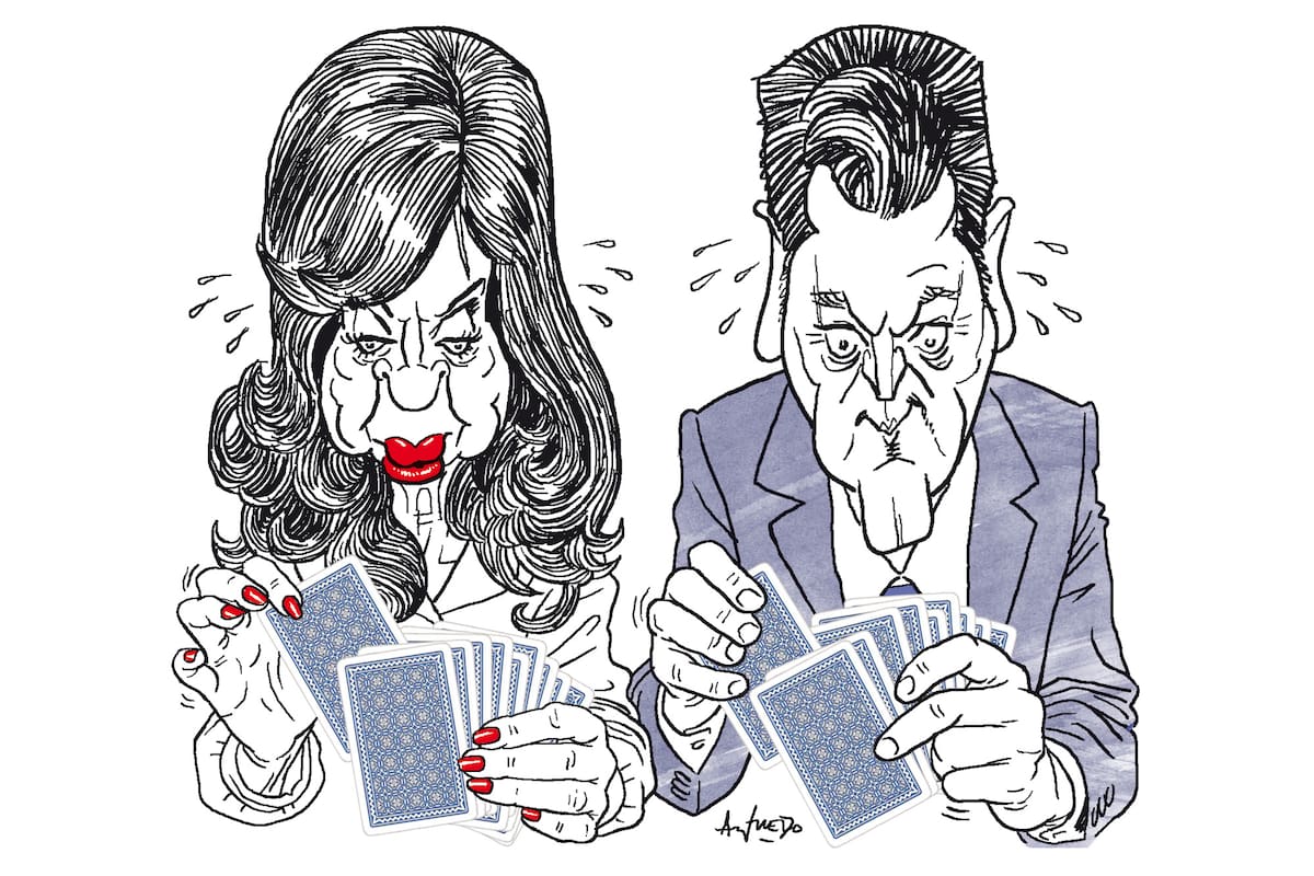 Cristina Kirchner y Sergio Massa