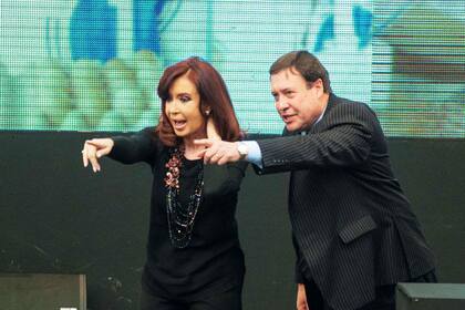 Cristina Kirhchner y Alberto Weretilneck, que pese a su enfrentamiento con Soria no cortó puentes con el Gobierno