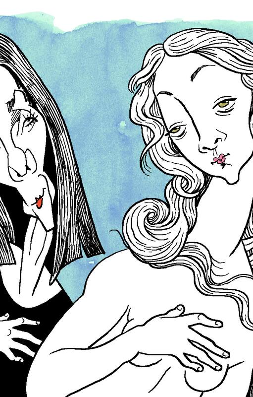 Cristina Pérez y la Venus de Botticelli