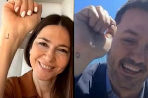 Cristina Pérez y Luis Petri