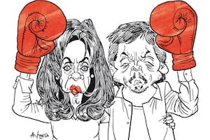 Cristina y Máximo Kirchner
