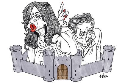 Cristina y Máximo Kirchner