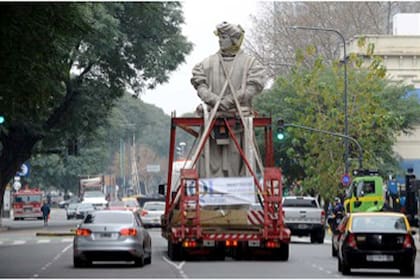 La estatua de Colón: eje de un debate sobre su figura
