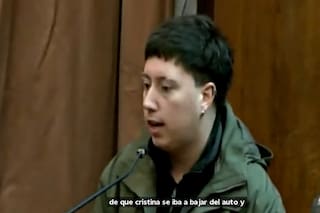 Un testigo declaró que grabó el momento del ataque a Cristina y un custodio de ella le pidió que borrara el video