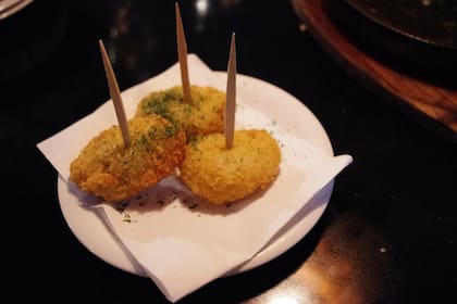 Croquetas de arroz y queso