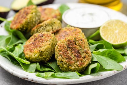 Croquetas de porotos mung