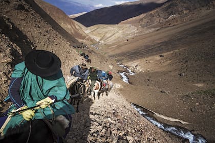 Cruce sobre la cordillera de los Andes