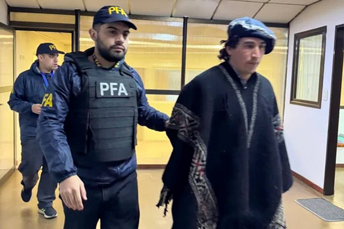Cruz Cárdenas, líder mapuche que estaba prófugo acusado de usurpación y daños en el Parque Nacional Los Alerces