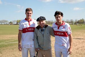 Cruz y Antonio Heguy con la leyenda de una familia emblemática: Alberto Pedro Heguy
