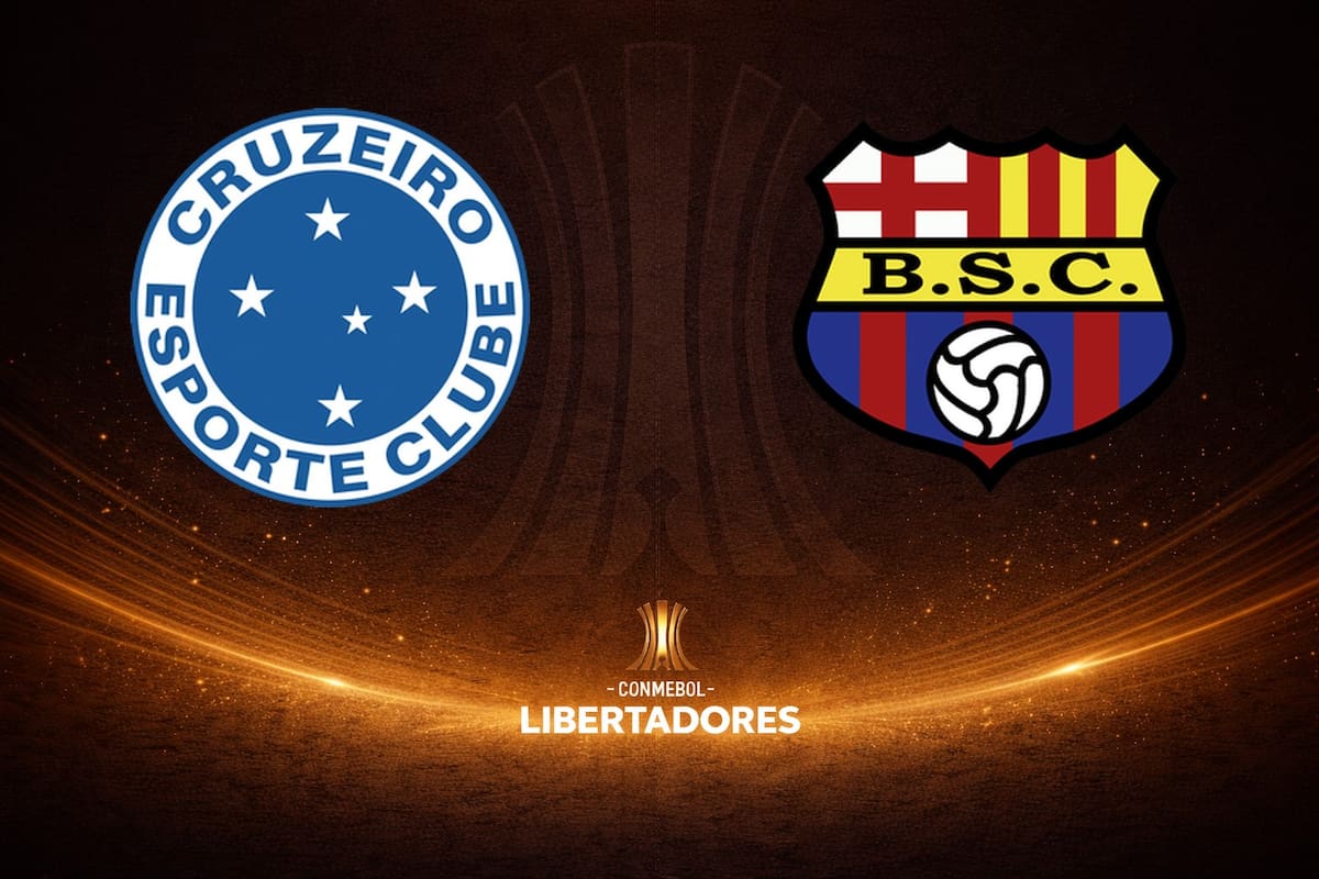 Cruzeiro y Barcelona de Guayaquil disputaron uno de los encuentros de la jornada de la Copa Libertadores