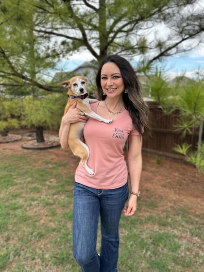 Crystal con Bella.