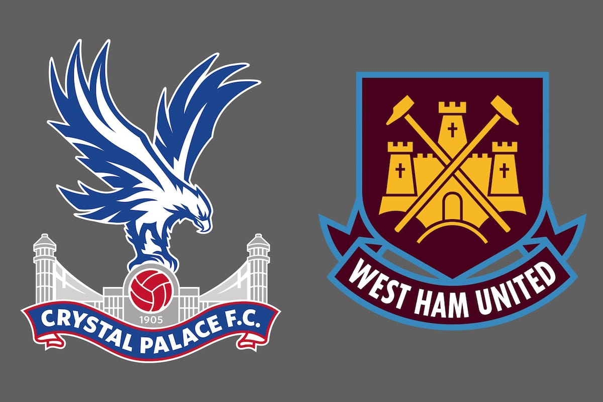 Crystal Palace vs. West Ham United, por una nueva jornada del fútbol inglés