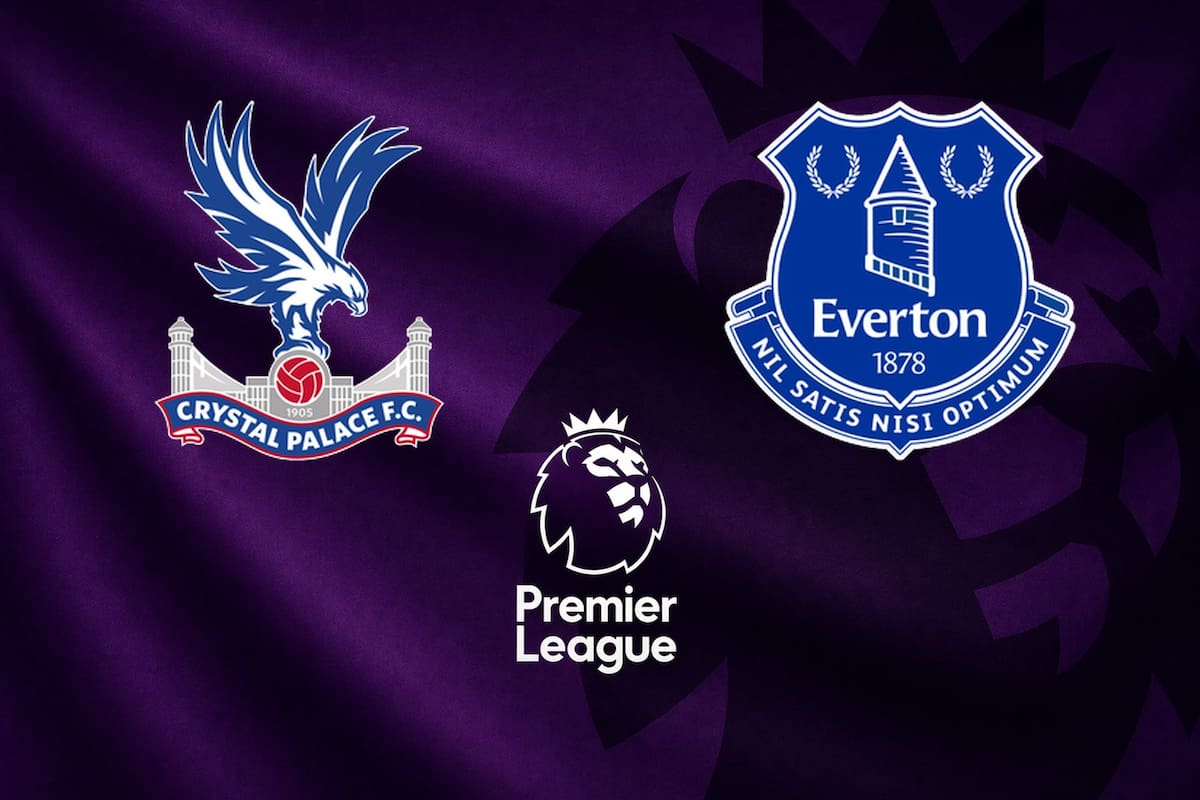 Crystal Palace y Everton disputaron uno de los encuentros de la jornada del fútbol inglés