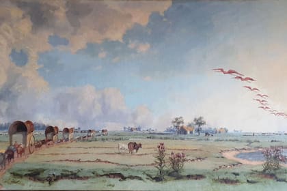 Cuadro “A Buenos Ayres Ranche”