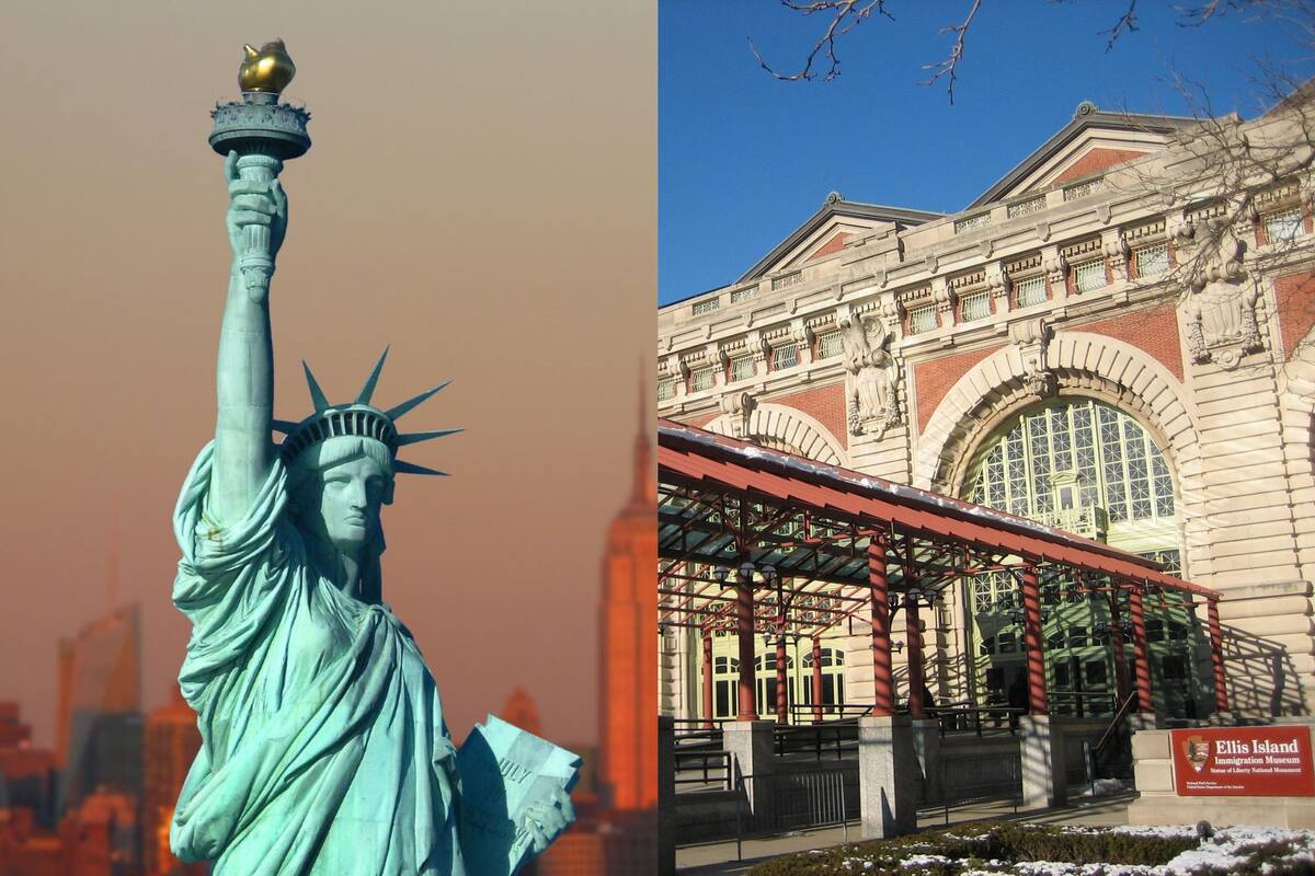 Cuál es la historia de la estación que recibió inmigrantes en Nueva York y está cerca de la Estatua de la Libertad