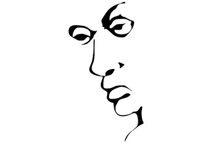 ¿Cuál es la palabra inglesa escondida en el perfil de este hombre?