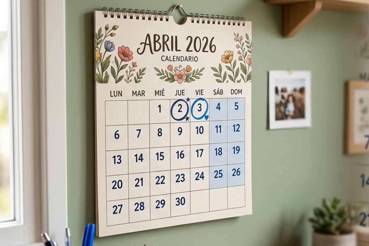Cuáles son los feriados en abril 2026