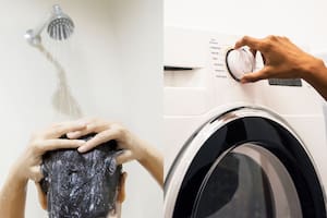 Cuáles son los riesgos de bañarse mientras funciona el lavarropas