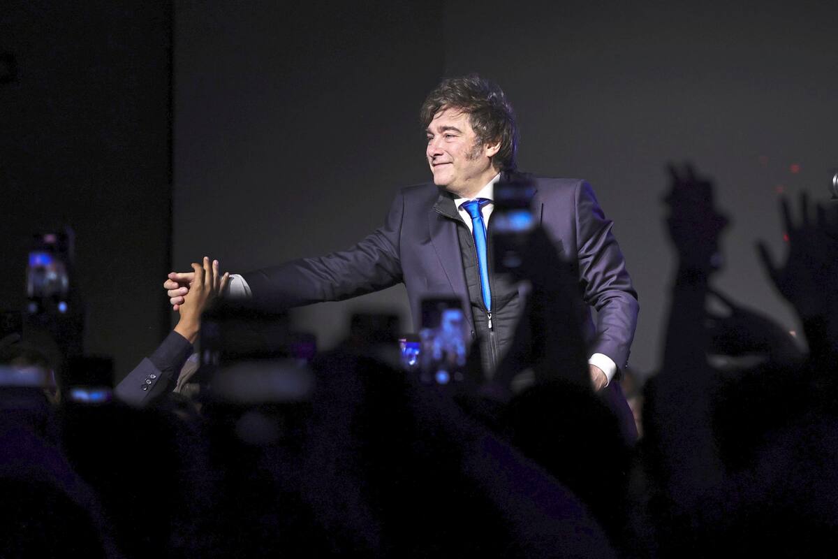 Cuándo anunciará Milei una baja en las retenciones (AP Foto/Nicolas Aguilera)