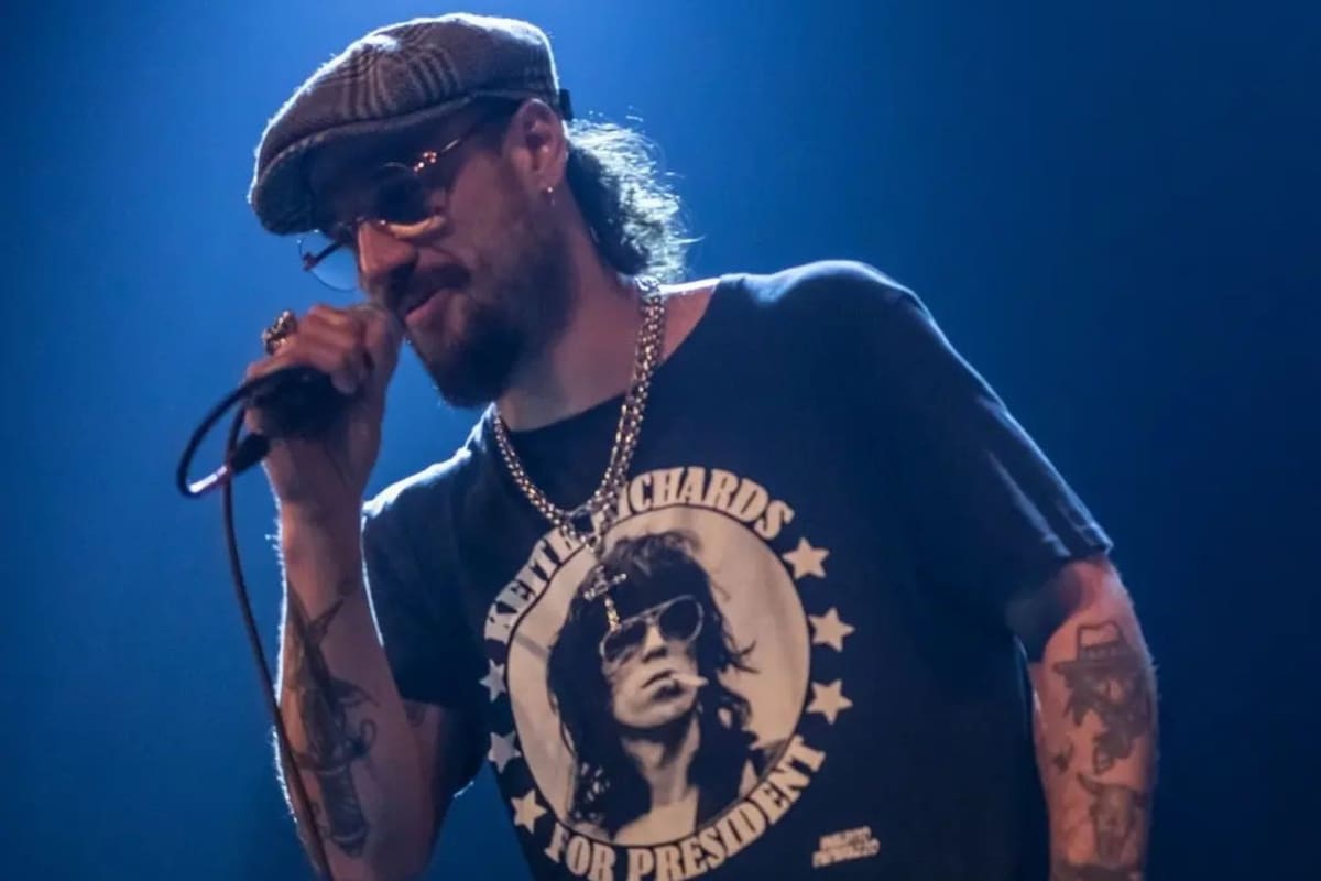 Cuando dejó el fútbol, Daniel Osvaldo se dedicó al rock con su banda Barrio Viejo