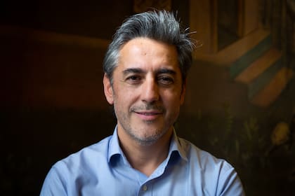 "Cuando la gente entra y ve el mural, queda impactada", dice Rodrigo Contreras, al frente de la franquicia de Croque Madame.