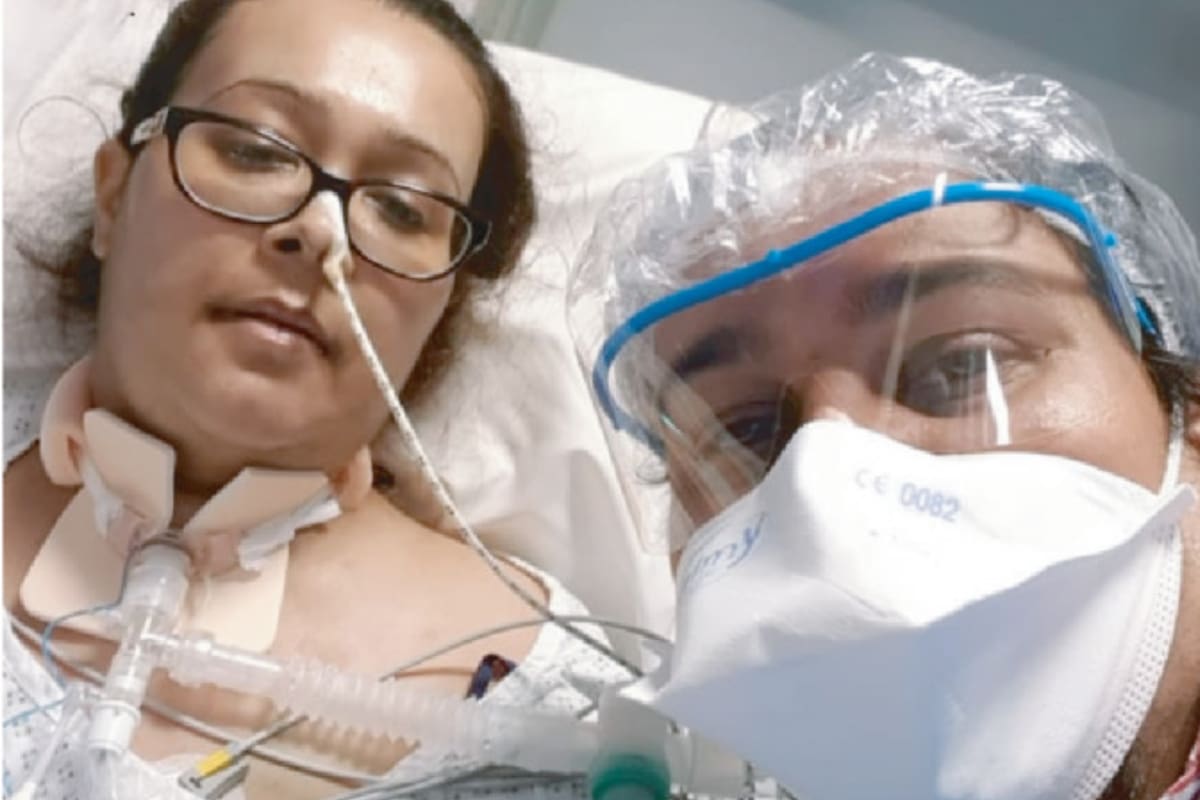 Cuando la pasaron a terapia intensiva, pensó que iba a morir
